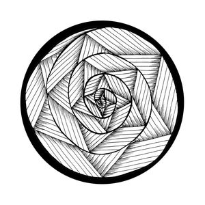 Coloring Page Spiral - Star