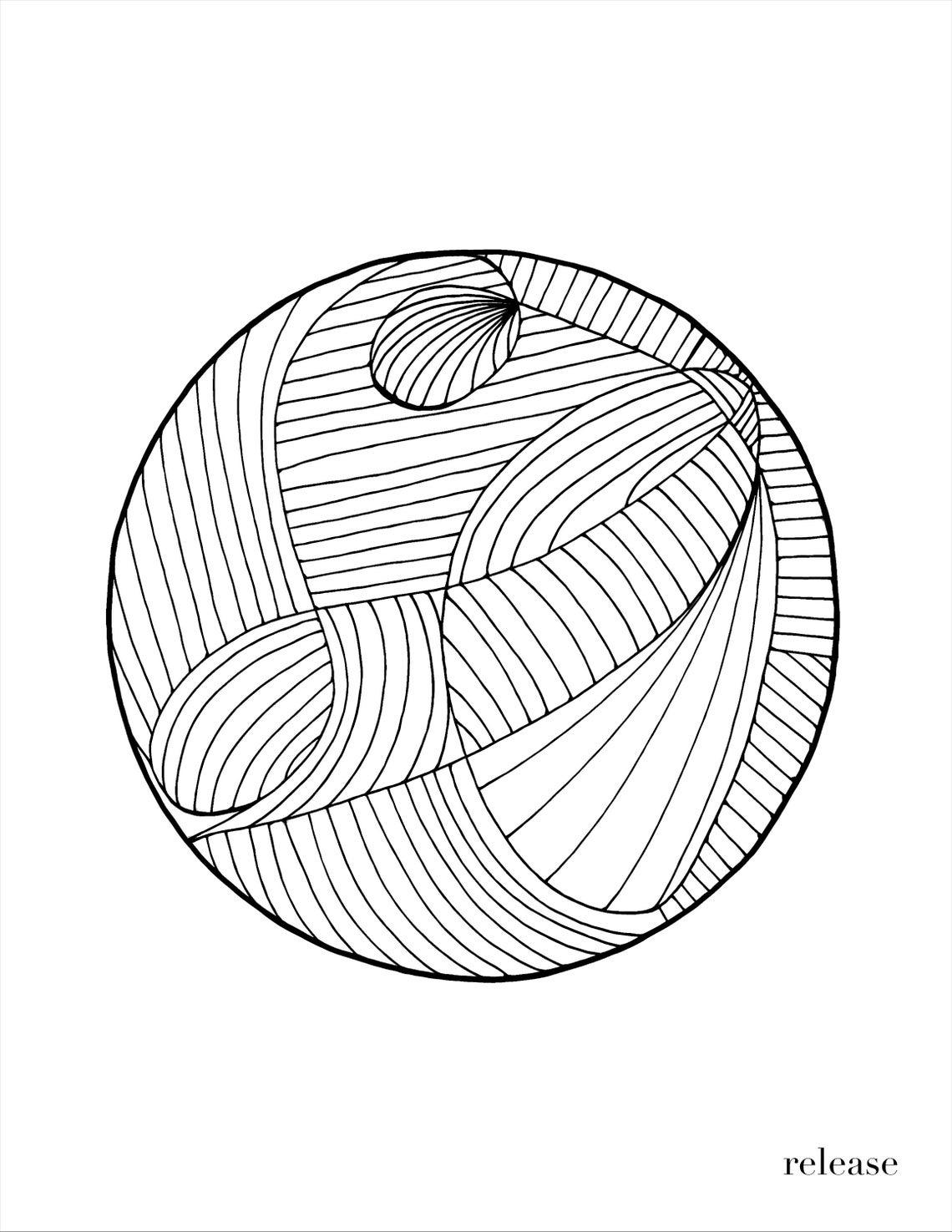 Release - Individual Sigil Coloring Page - Etsy