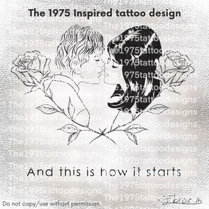1975 and this is how it starts artwork- tattoo design