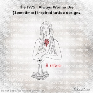l'oeuvre d'art I Always Wanna Die (Sometimes) de 1975 - Conception de tatouage