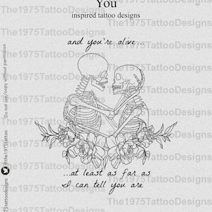 the 1975 you inspired artwork- tattoo design ready to download tattoo design