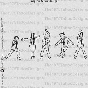 1975 love it if we made it inspired artwork- tattoo design ready to download tattoo design