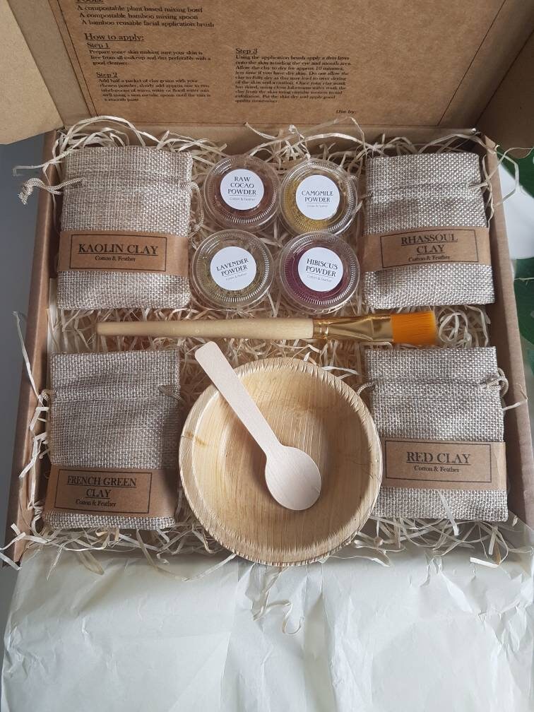 Luxury Clay Mask Kit Diy Create Your Own Masks//eco Etsy UK