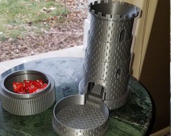 Collapsible Dice Tower WITH Storage! A Collapsible Portable Tabletop/Board Game Dice Rolling tower great for dungeons and dragons sessions