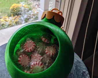 Candy Dish, Christmas Tree Ornament Candy Dish STL Files NOT pirated ones