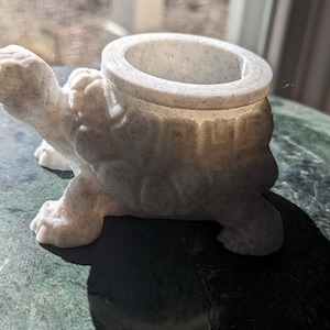 Turtle Planter (Small, Stone Look)