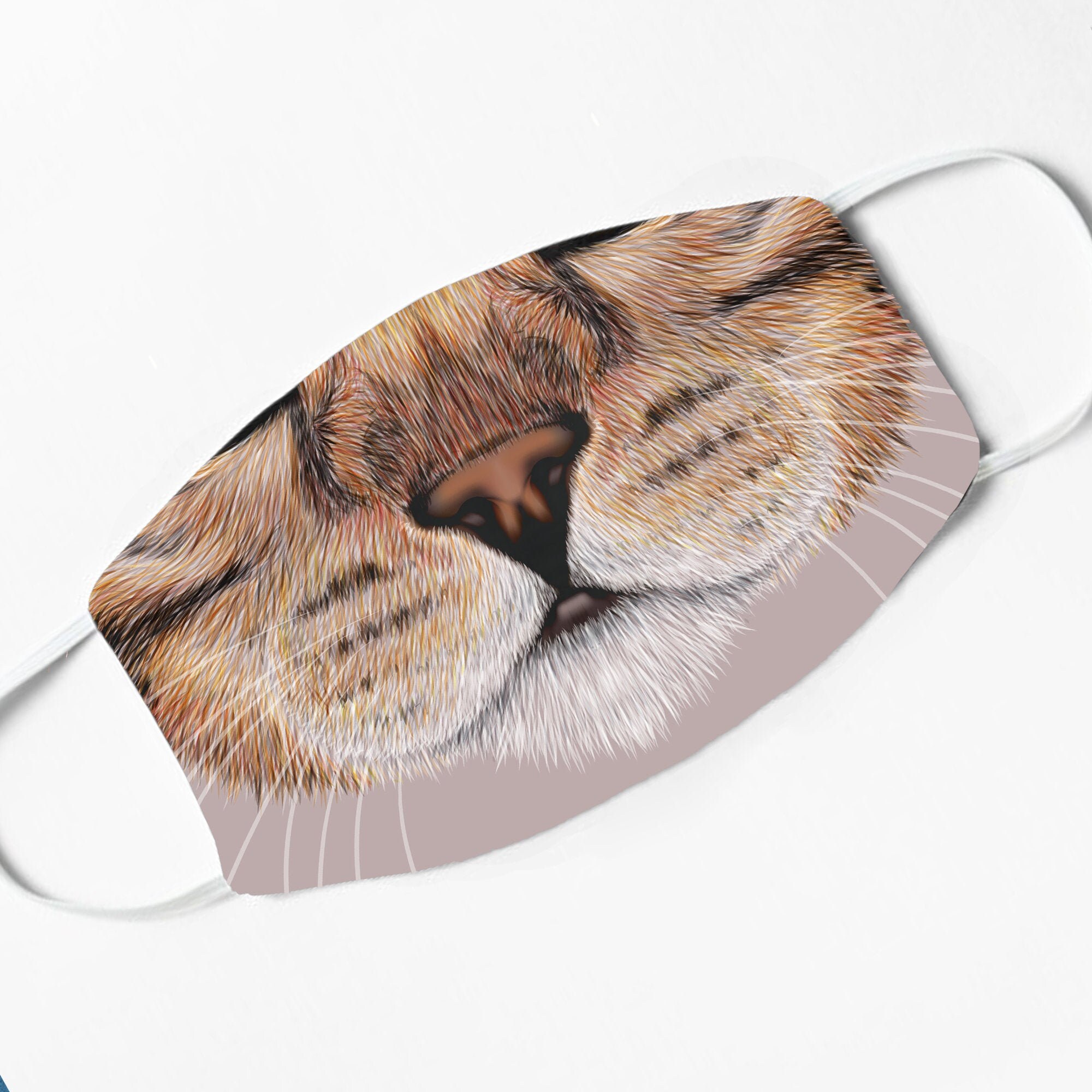 Cat Mouth Face Mask with Nose Wire Etsy