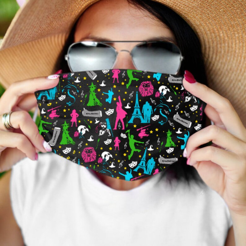 Broadway Mask Broadway Musical Mask Musical Theatre Mask Etsy