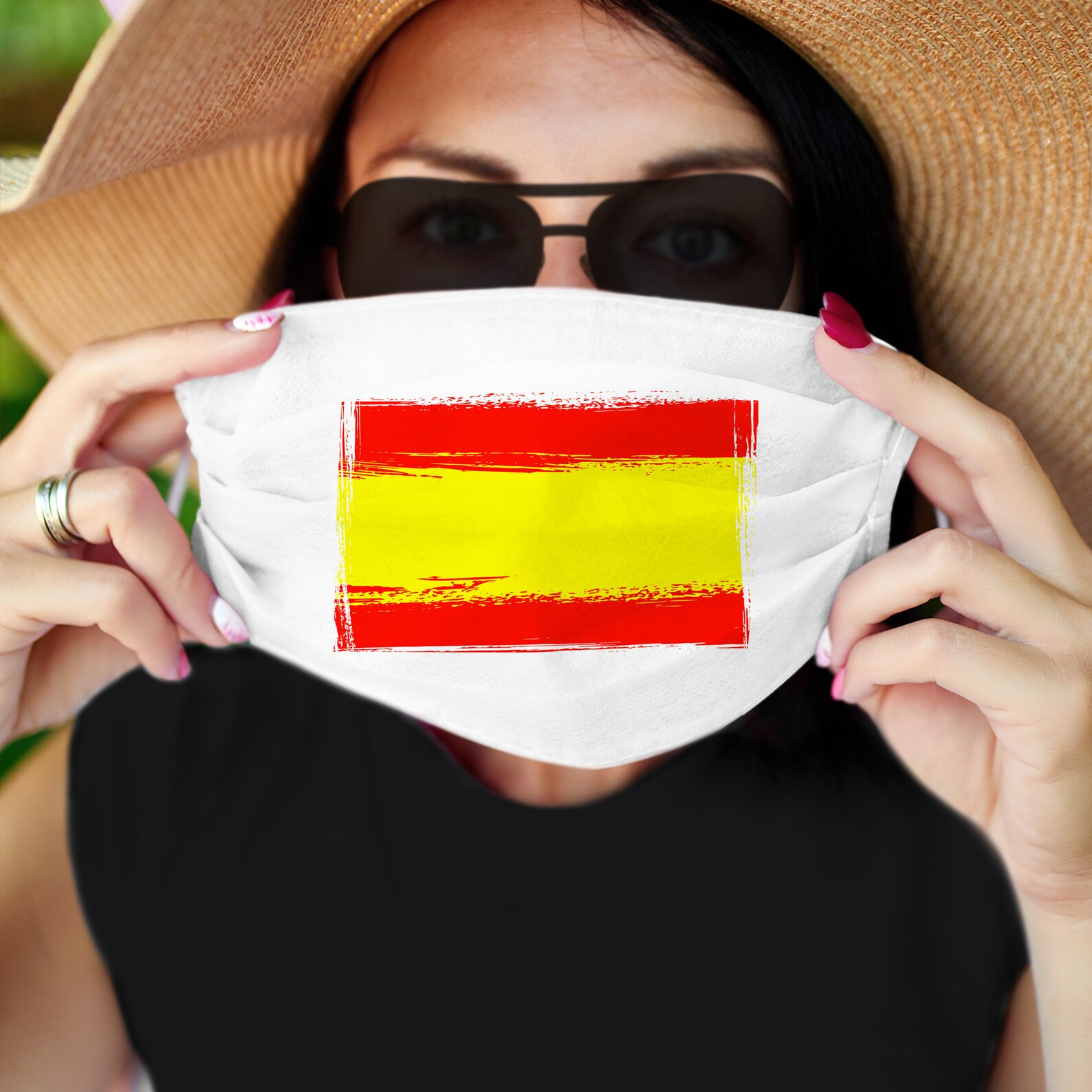 Spain Mask Spain Face Mask Spain Flag Face Mask With Nose Wire Etsy