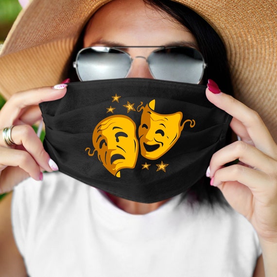 Broadway Mask Broadway Musical Mask Musical Theatre Mask Etsy