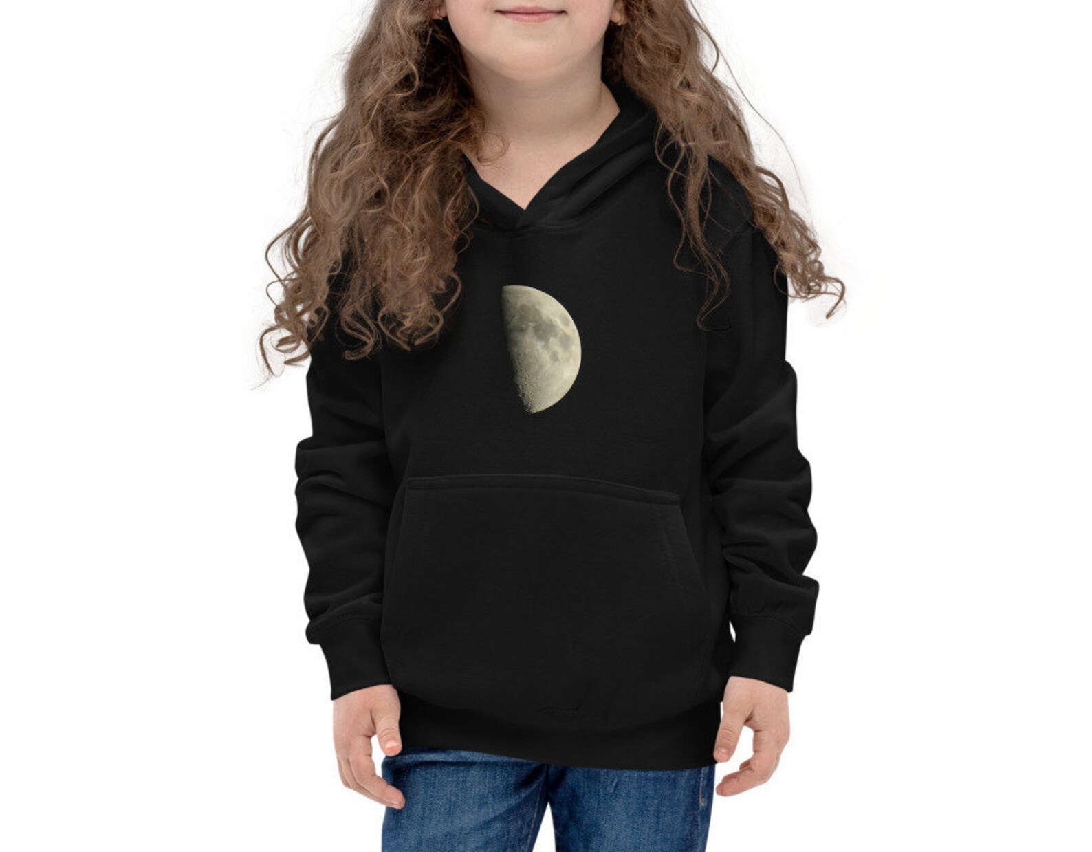 Kids Moon Hoodie Etsy