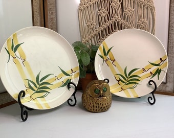 専用ページです　Vintage Plate 2枚 Mid Century South Pacific Dinnerware 2 Dinner Plates Set