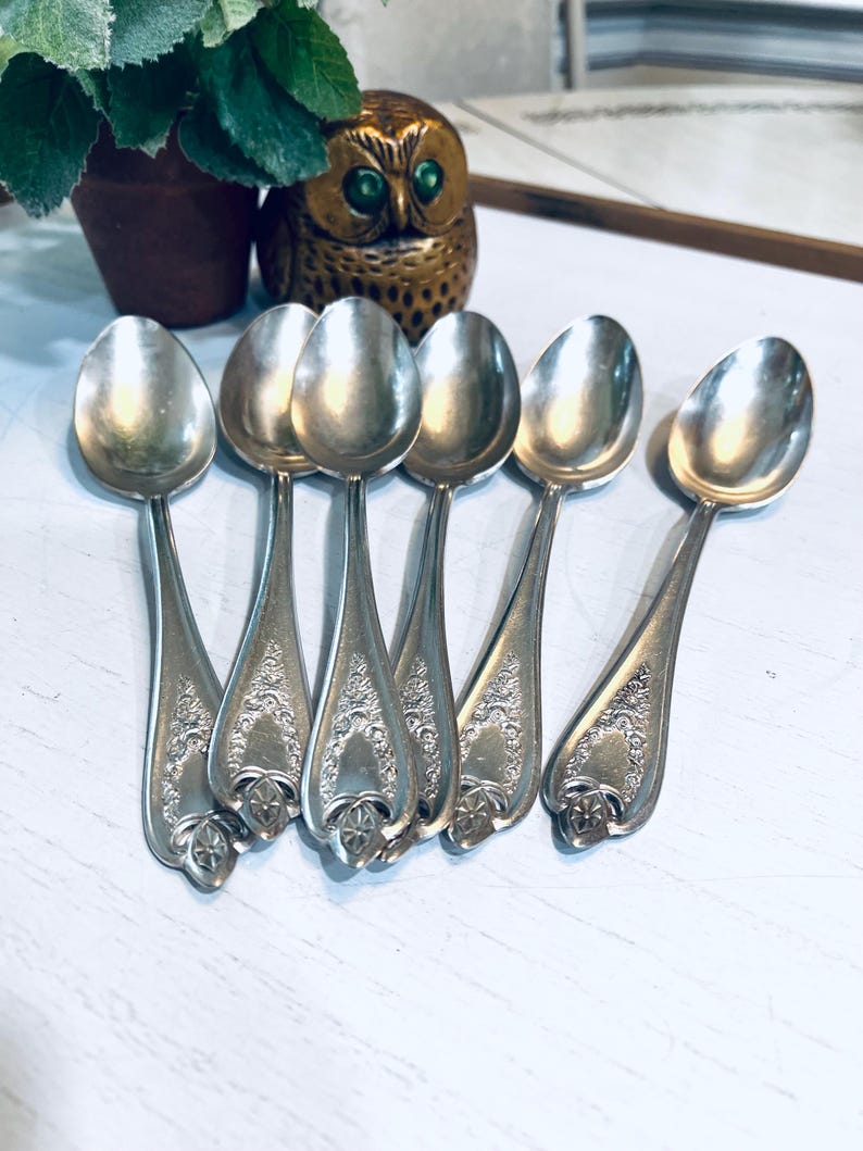 Rogers Brothers 1847 Triple XS Silverplated Old Colony Pattern Set of 6