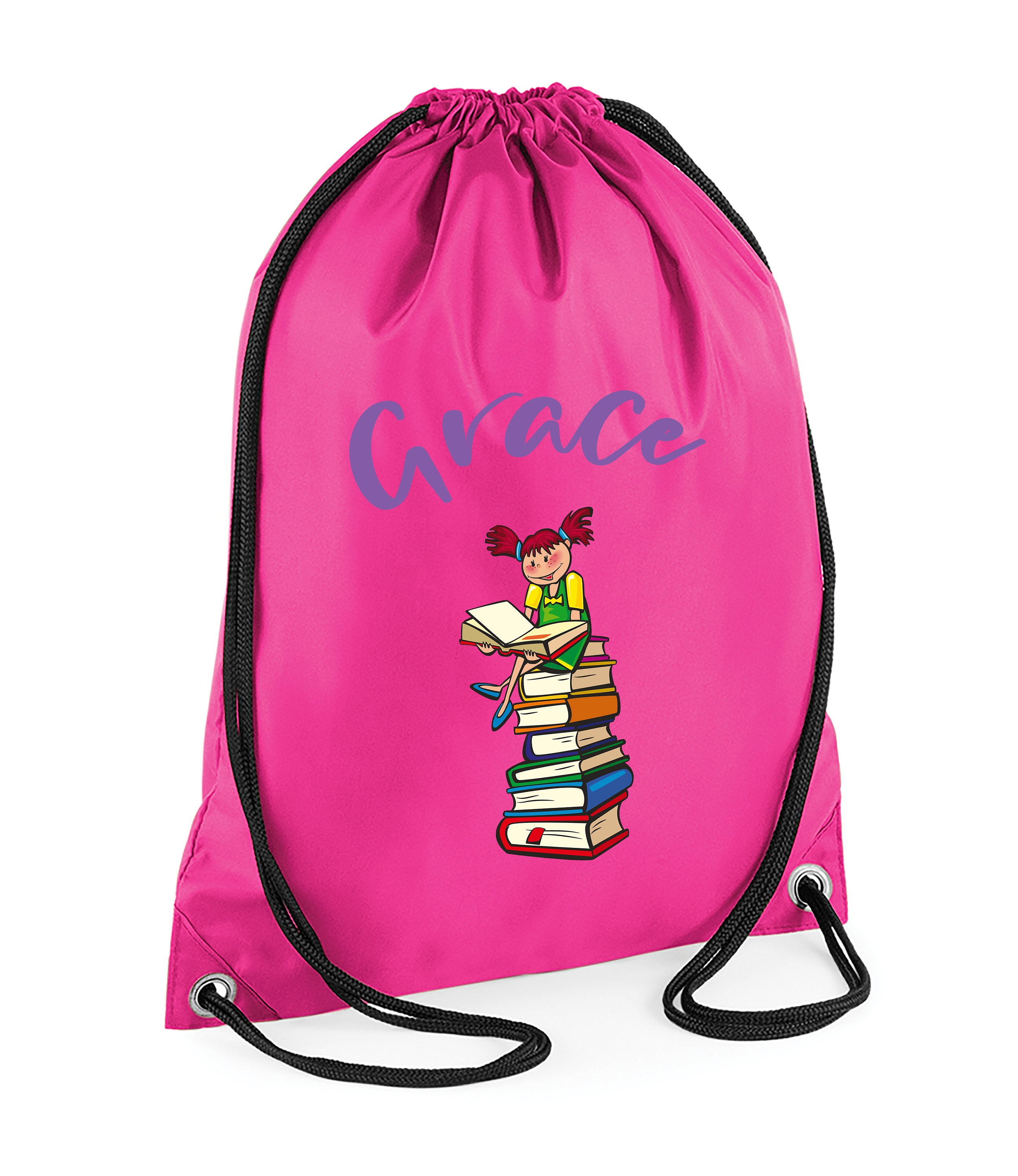 Personalised Drawstring School bag Gym Bag Books PE Bag Etsy