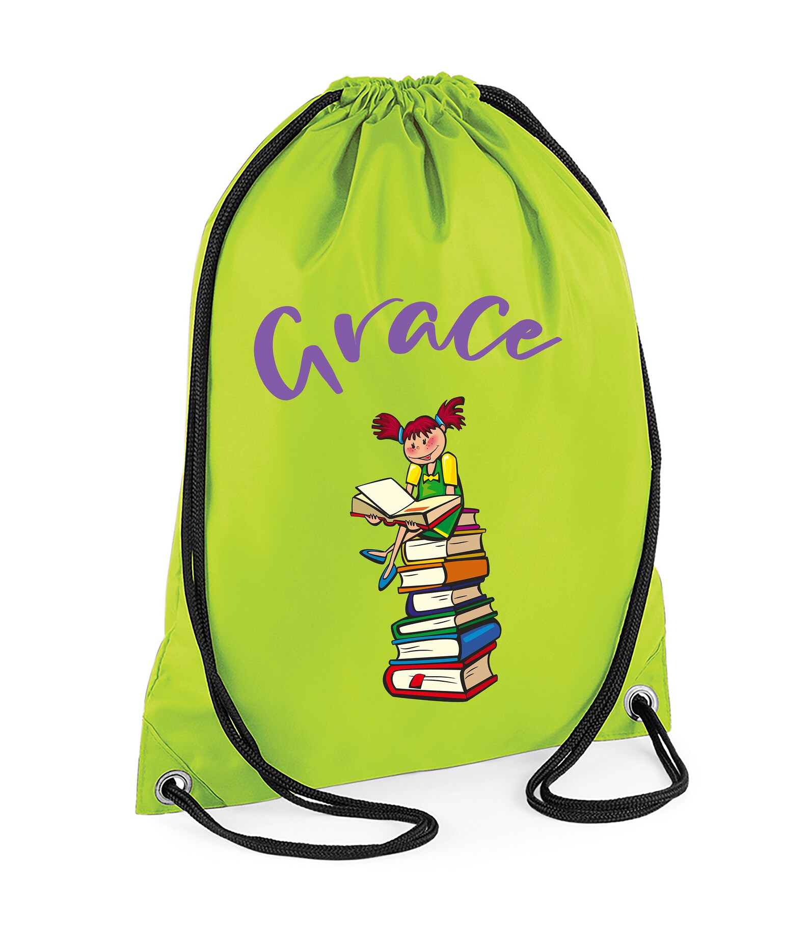 Personalised Drawstring School bag Gym Bag Books PE Bag Etsy