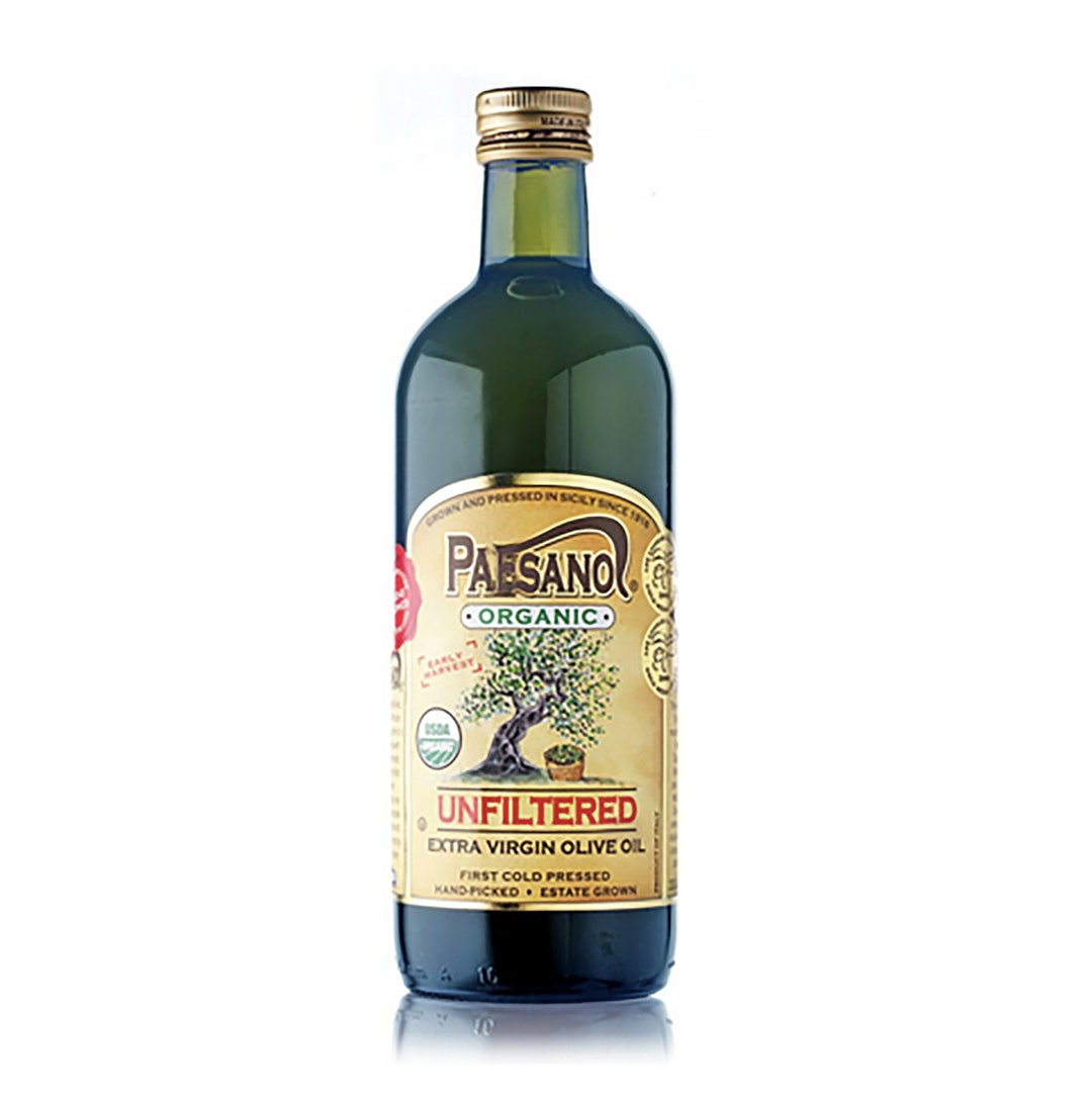 Paesano Organic Sicilian Unfiltered Extra Virgin Olive Oil Etsy