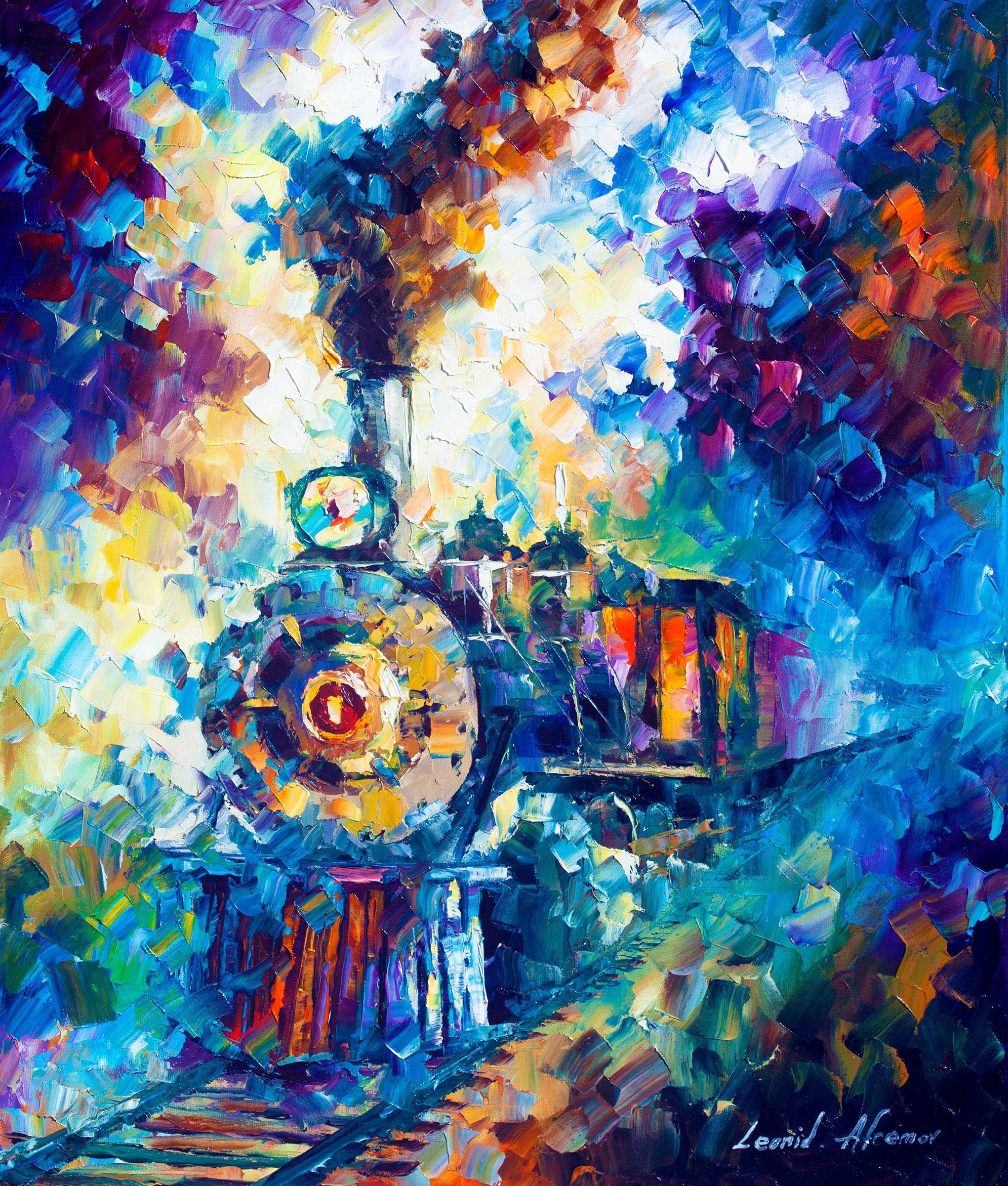 Leonid afremov poster - Etsy 日本