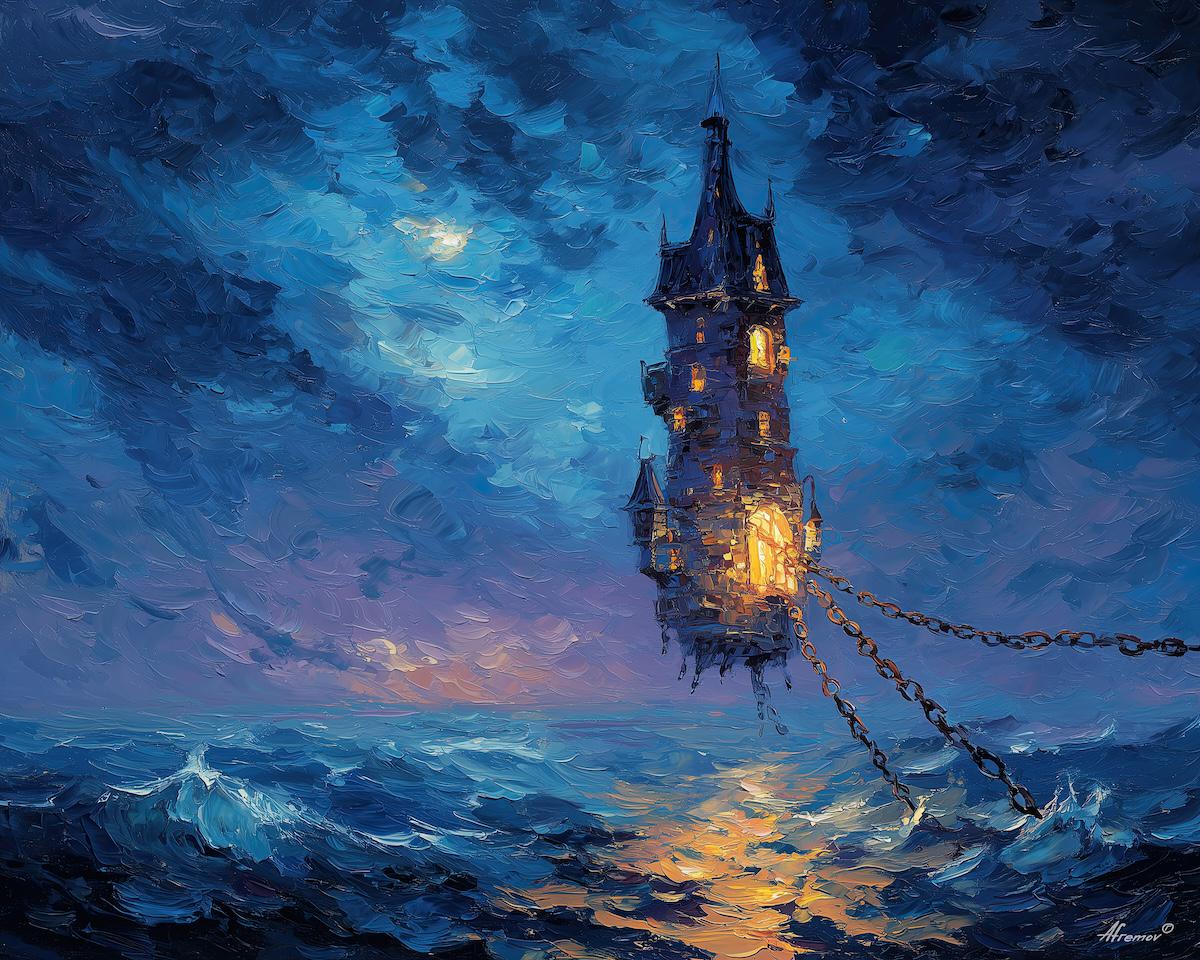 フローティングタワー：レオニード・アフレモフギャラリーによる