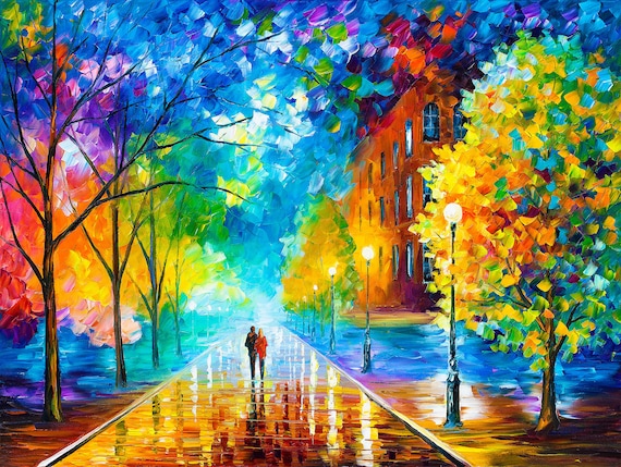 Leonid Afremov Christmas