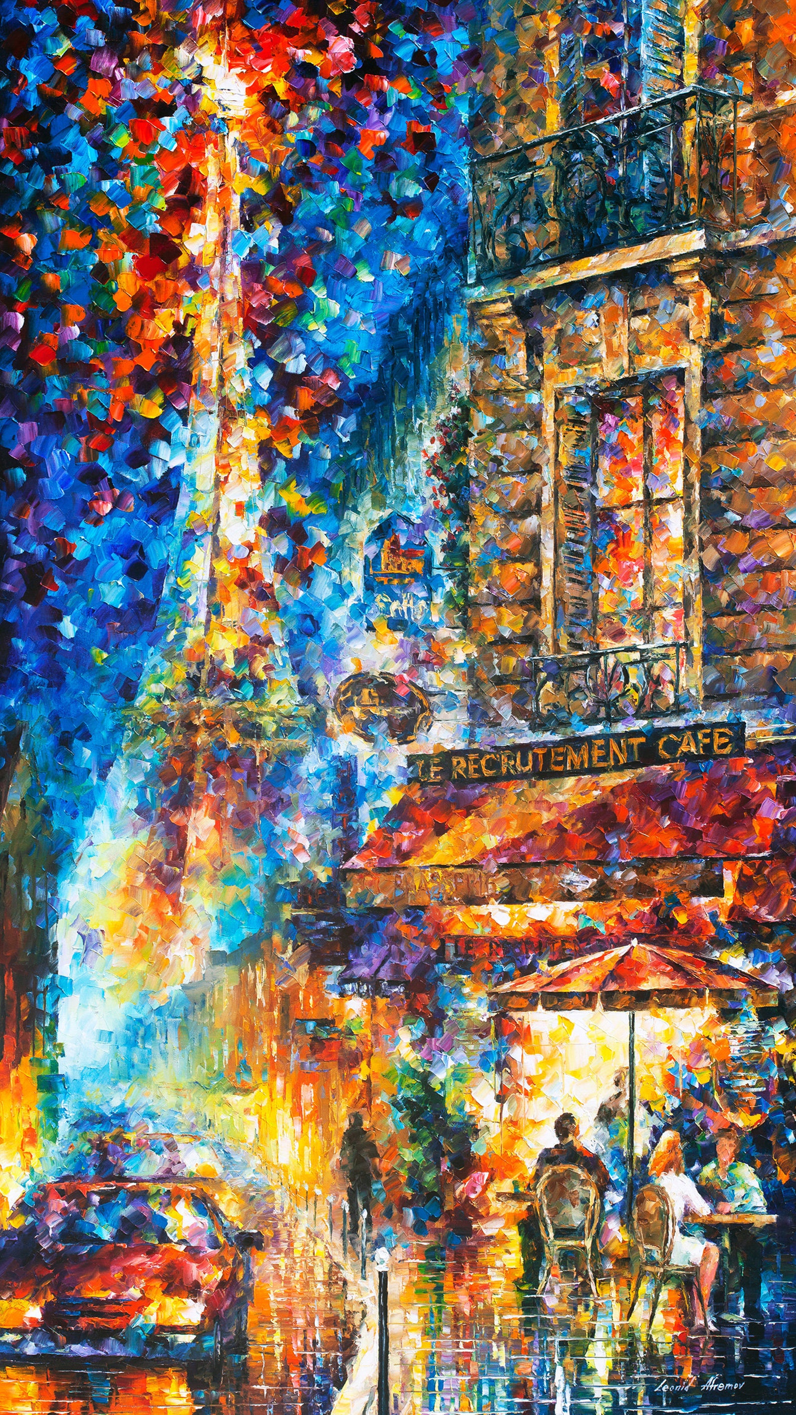 Paris Wall Decor Print Eiffel Tower Artwork on Canvas by Etsy