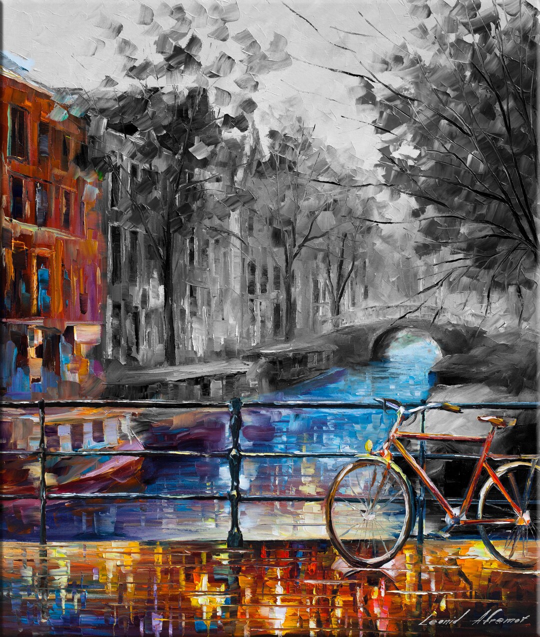 Amsterdam Sun Leonid Afremov