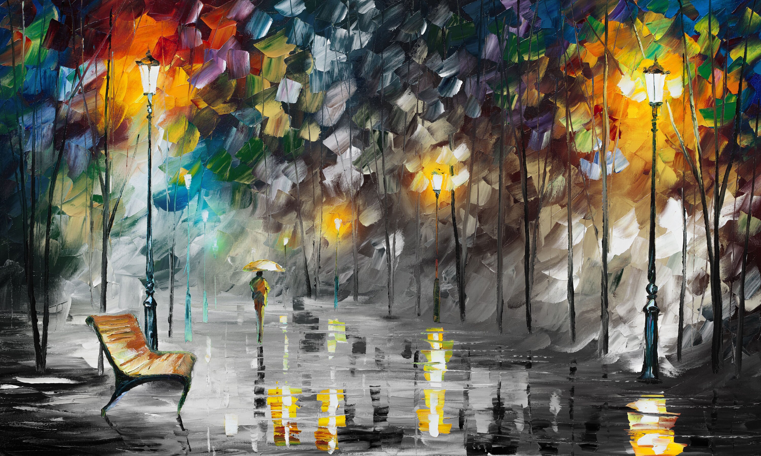 Black White Wall Art Print Modern Artwork On Canvas by Leonid Afremov Black White Wall Art Print Modern Artwork On Canvas by Leonid Afremov