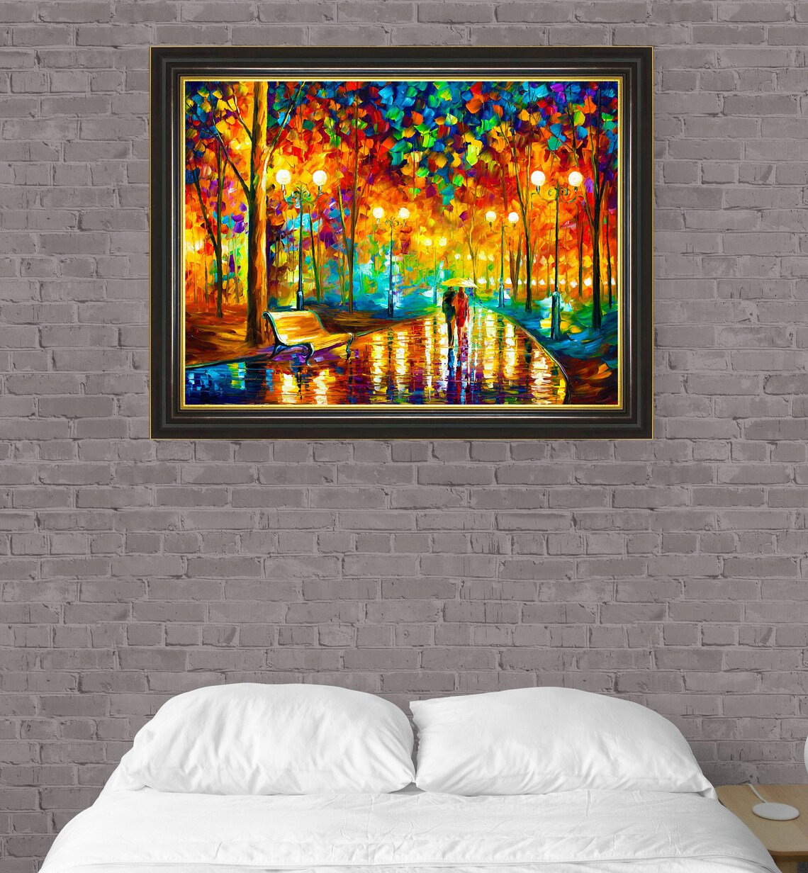 Orange Framed Wall Art Frame Canvas Art Colorful Artwork Etsy New Zealand