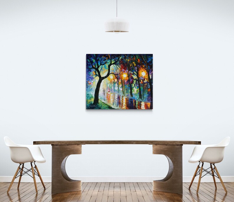 Tree Alley Wall Decor Print Landscape Fine Art on Canvas by - Etsy