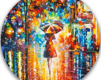 Round Artwork | Round Wall Art | Print On Canvas by Leonid Afremov