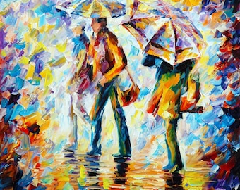 雨の油絵 | 雨の中のアートワーク | レオニード・アフレモフによる雨の