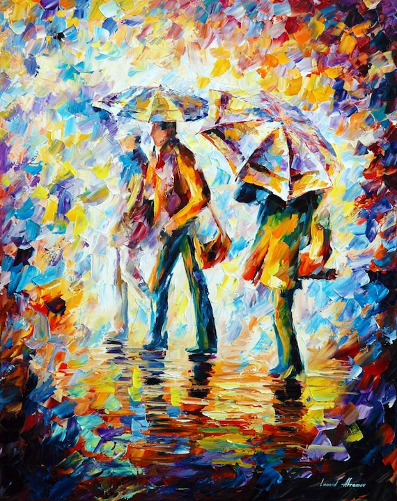 雨の油絵 | 雨の中のアートワーク | レオニード・アフレモフによる雨の 雨の油絵 | 雨の中のアートワーク | レオニード・アフレモフによる雨の