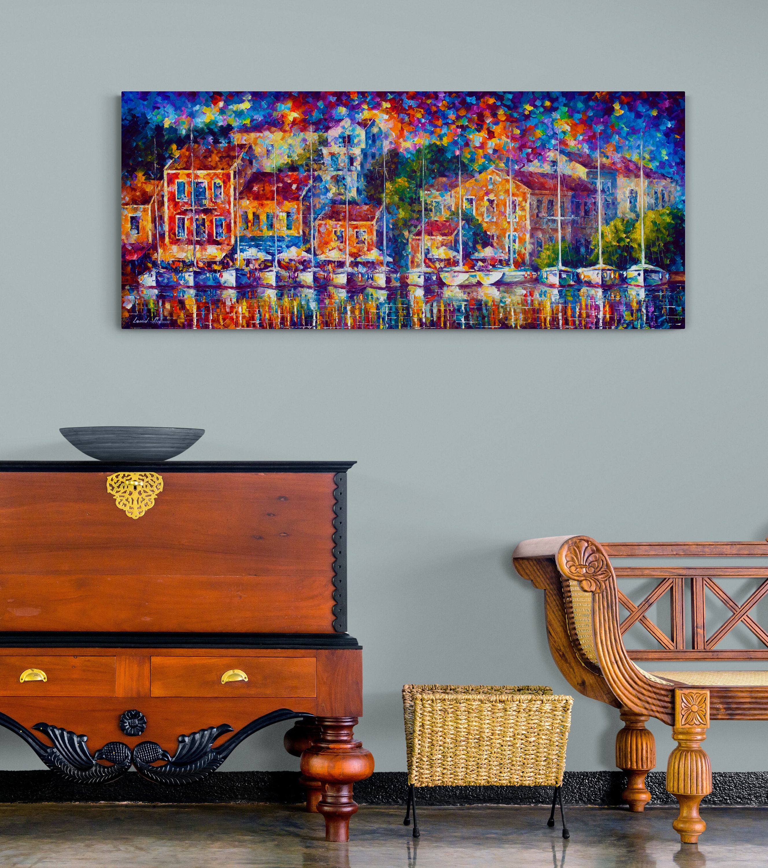 Large Horizontal Canvas Art by Leonid Afremov Etsy