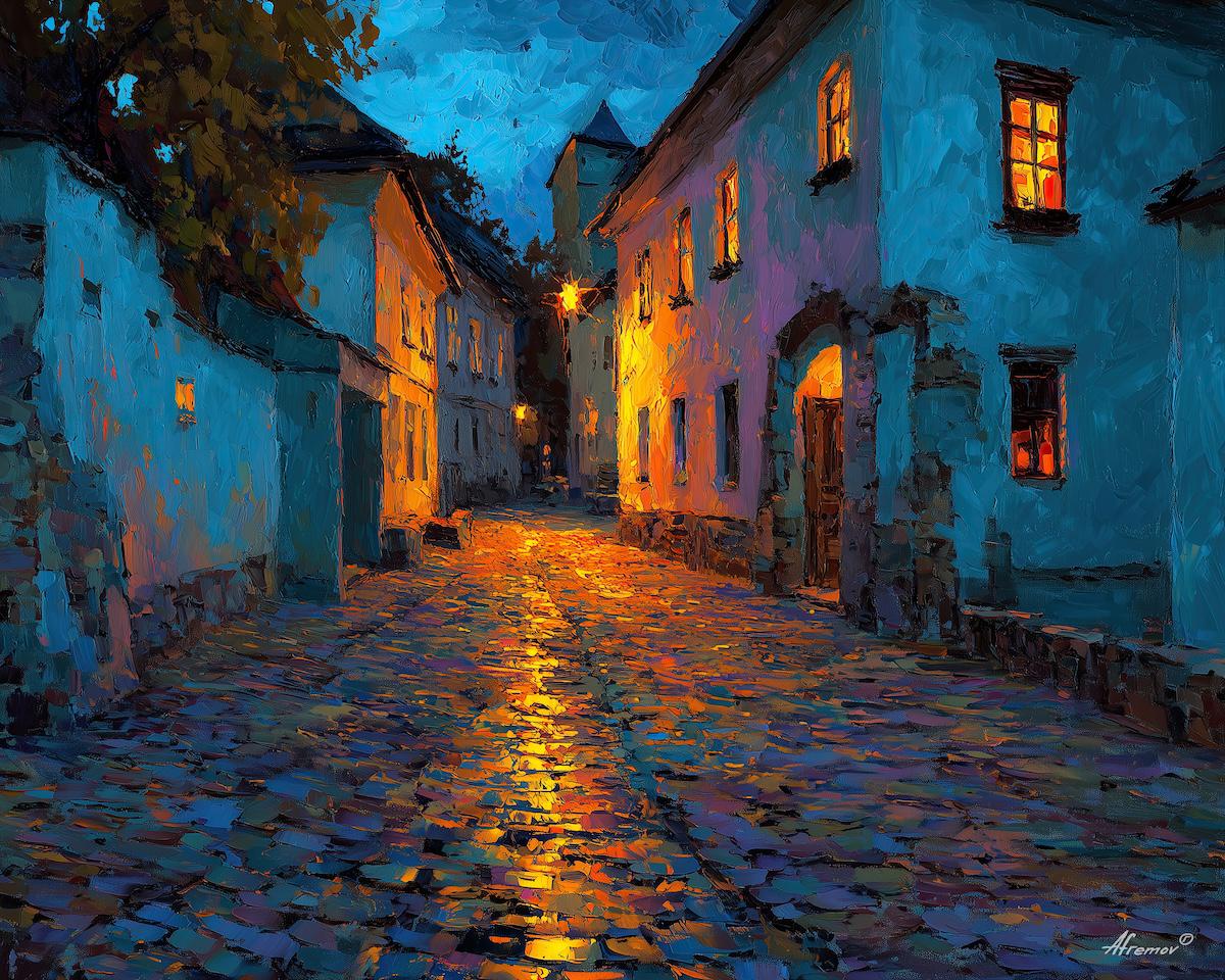 Leonid afremov canvas - Etsy 日本