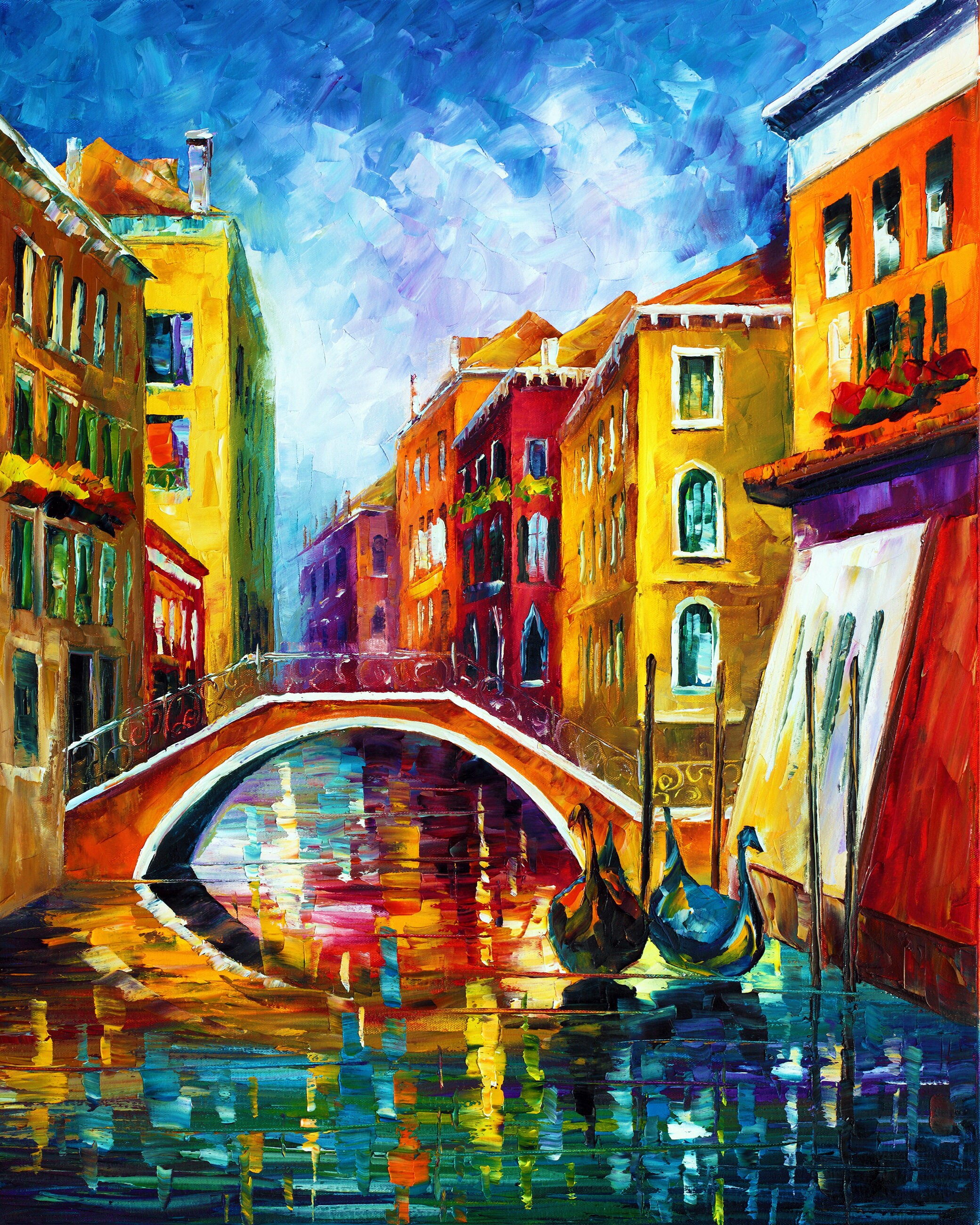 Venice 3 Piece Wall Art Architecture Print Italy Canvas Triptych 24x36 Print Gallery Wall Set