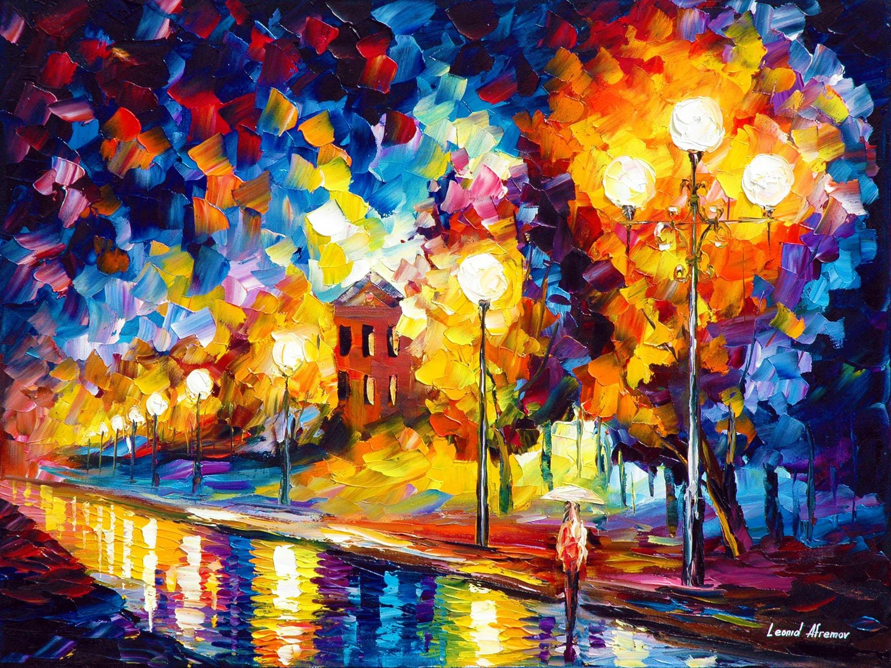 レオニード・アフレモフ・スタジオ作「シティ・ウォールハンギング