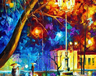 レオニード・アフレモフ・スタジオによる、ミディアムサイズの油絵