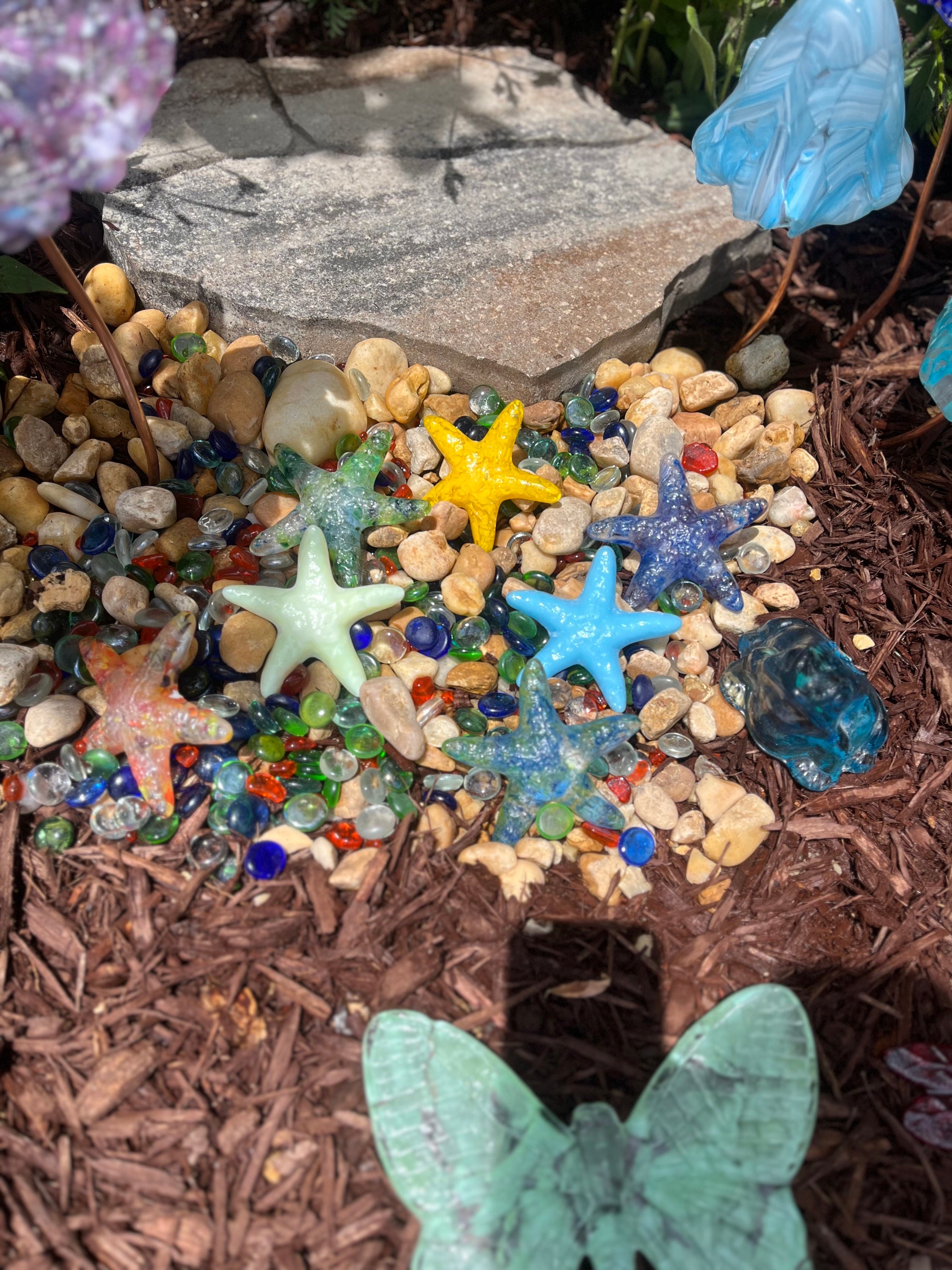 fused glass 4” starfish