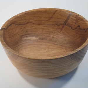 Hand Turned Oak Bowl #112