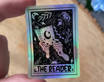 The Reader holographic sticker
