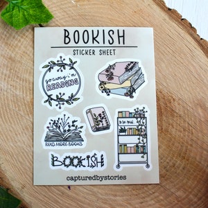 Bookish Sticker Sheet