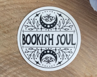 Bookish soul sticker