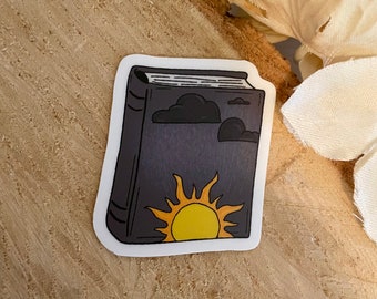 Grumpy Sunshine boektrope sticker