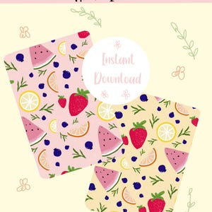 Summer Fruit Kindle Insert