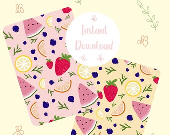 Summer Fruit Kindle Insert