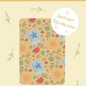 Bookish Summer Kindle Insert