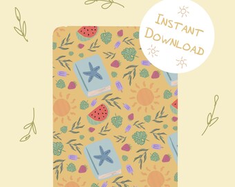 Bookish Summer Kindle Insert