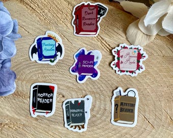 Fantasy/Romance/Sci-fi/Paranormal/Horror/Mystery Reader Sticker