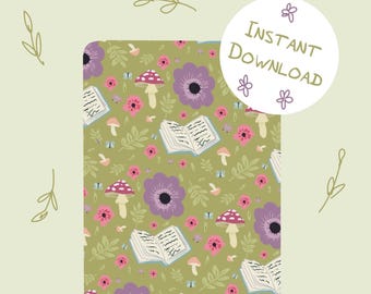 Bookish Spring Kindle Insert