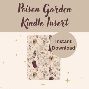 Poison Garden Kindle-insats