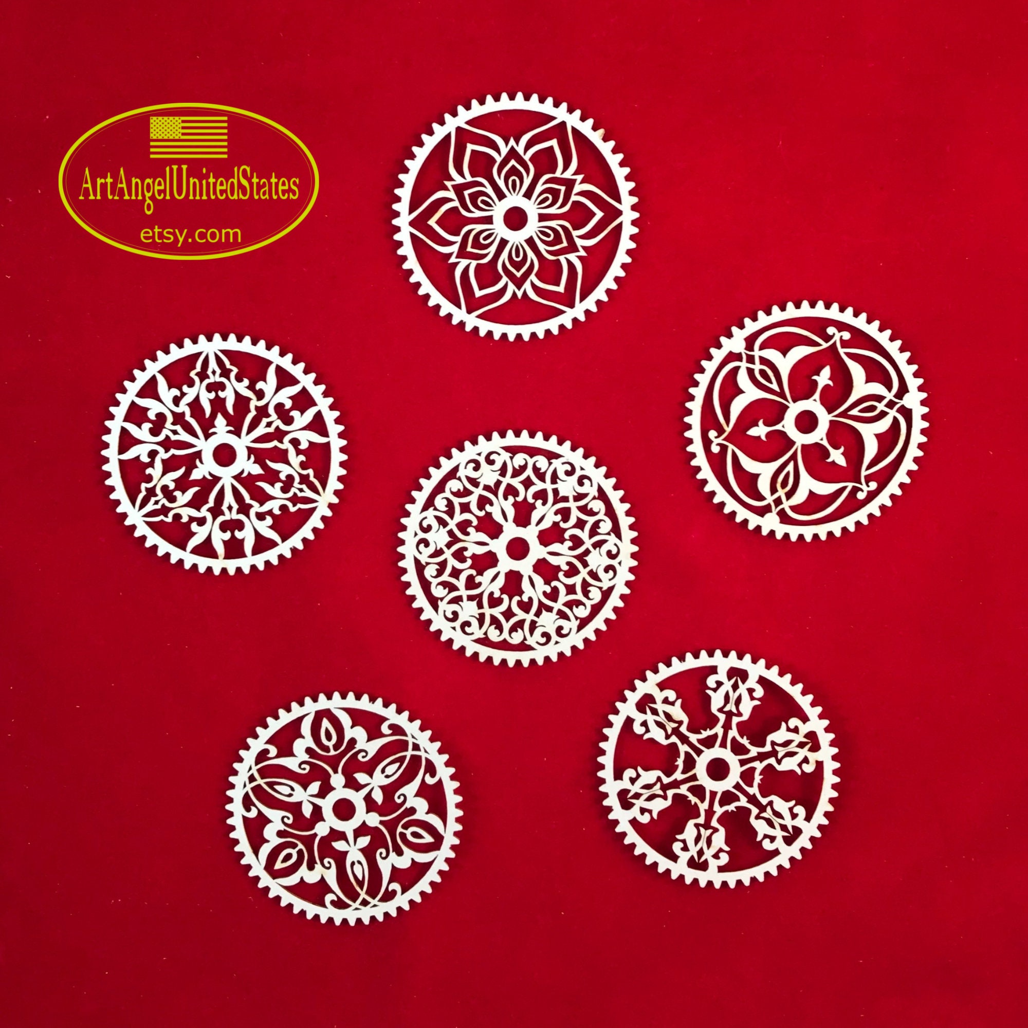 Chipboard Filigree Die Cuts Decoupage Cutouts Double Side Etsy